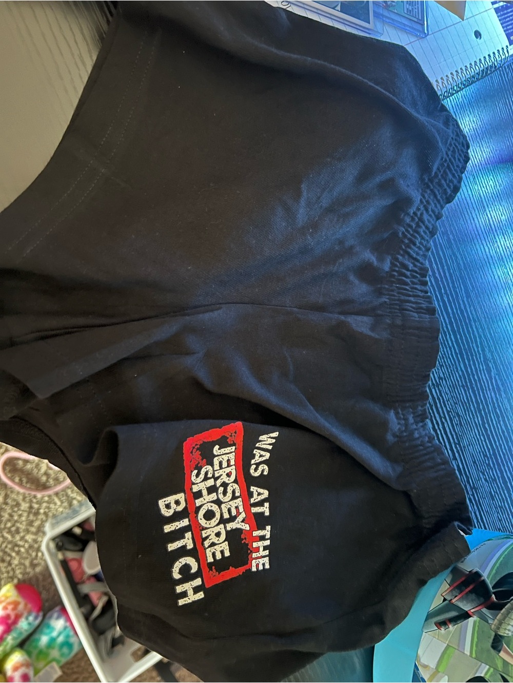 Exist Black Shorts with White Waistband